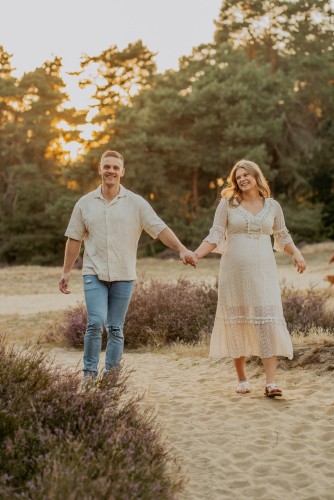 Zwangerschaps fotoreportage te Gierle