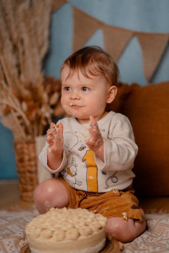 Cake Smash door de fotograaf te Ravels