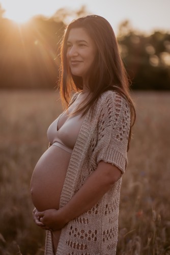 Zwangerschapsfoto's door de fotograaf te Ravels